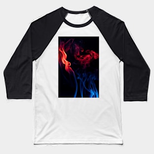 Copy of Copy of Colorful Smoke Pattern Baseball T-Shirt